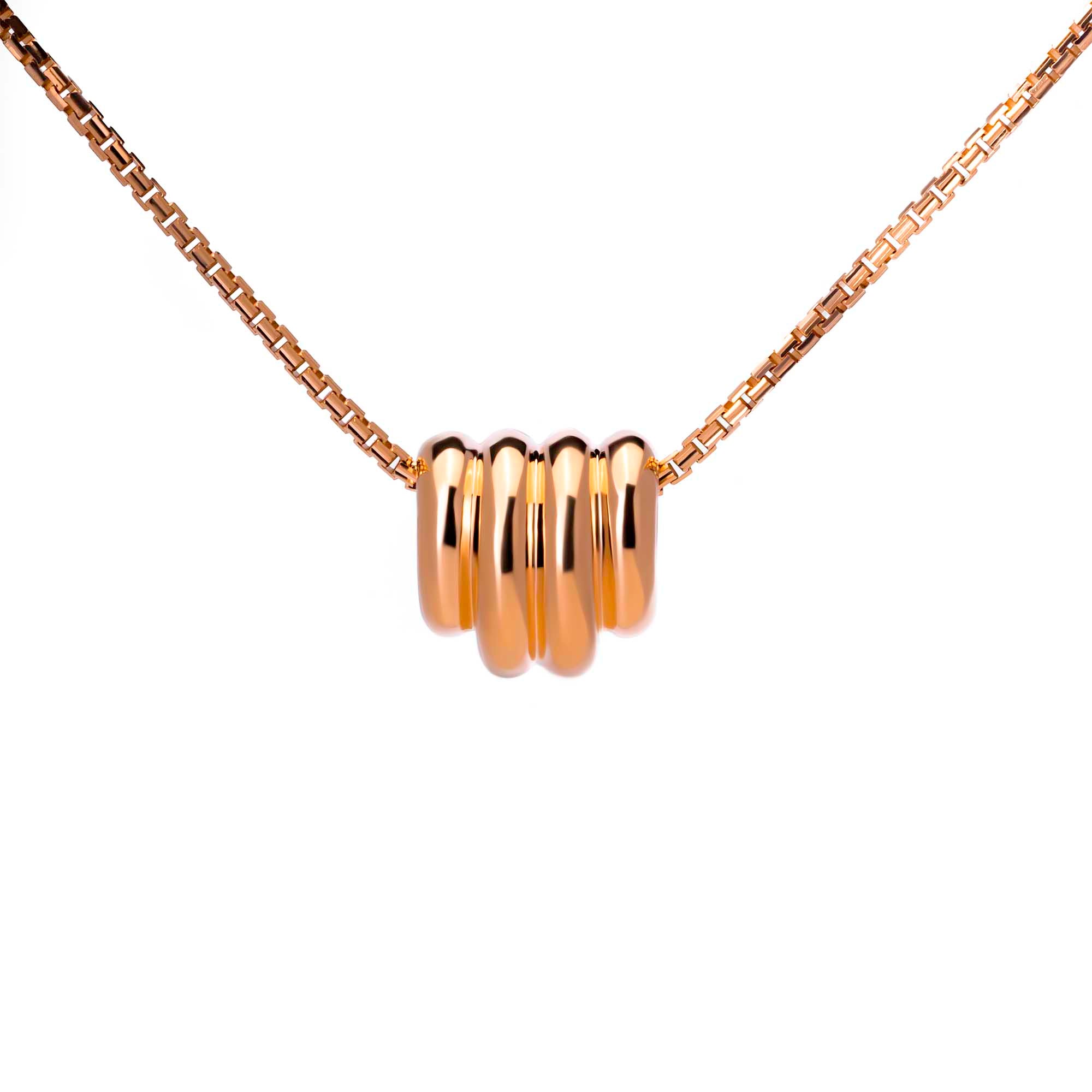Kalung Serut Emas 8k - Runa Gold Necklace - Tally Collection - Juene Jewelry