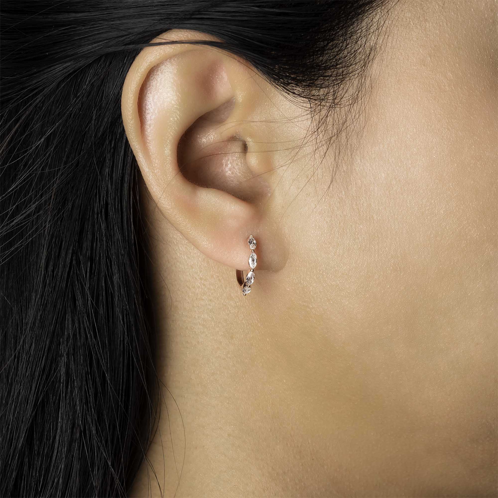 Anting Emas 7k - Passion Gold Hoops Earring - Juene x Cassandra Lee Enchanted Collection - Juene Jewelry - Juene
