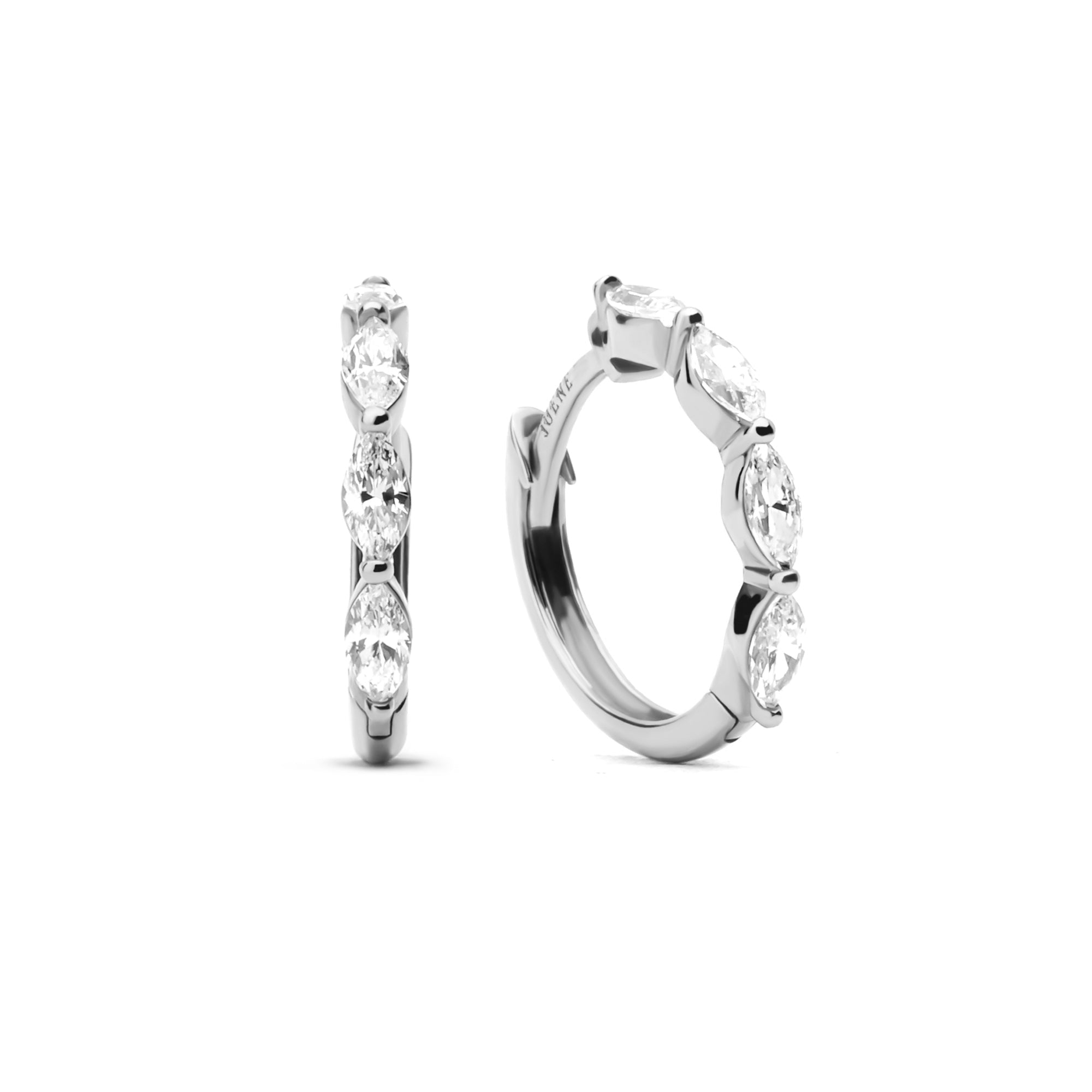 Anting Emas 8k - Passion Gold Hoops Earring - Tally Collection - Juene Jewelry - Juene