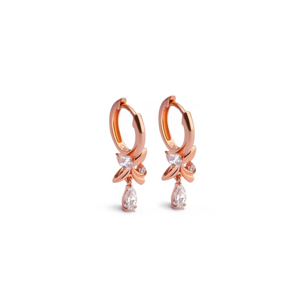 Anting Hoops Emas 7k - Cia Gold Earring - Huda Collection - Juene Jewelry - Juene
