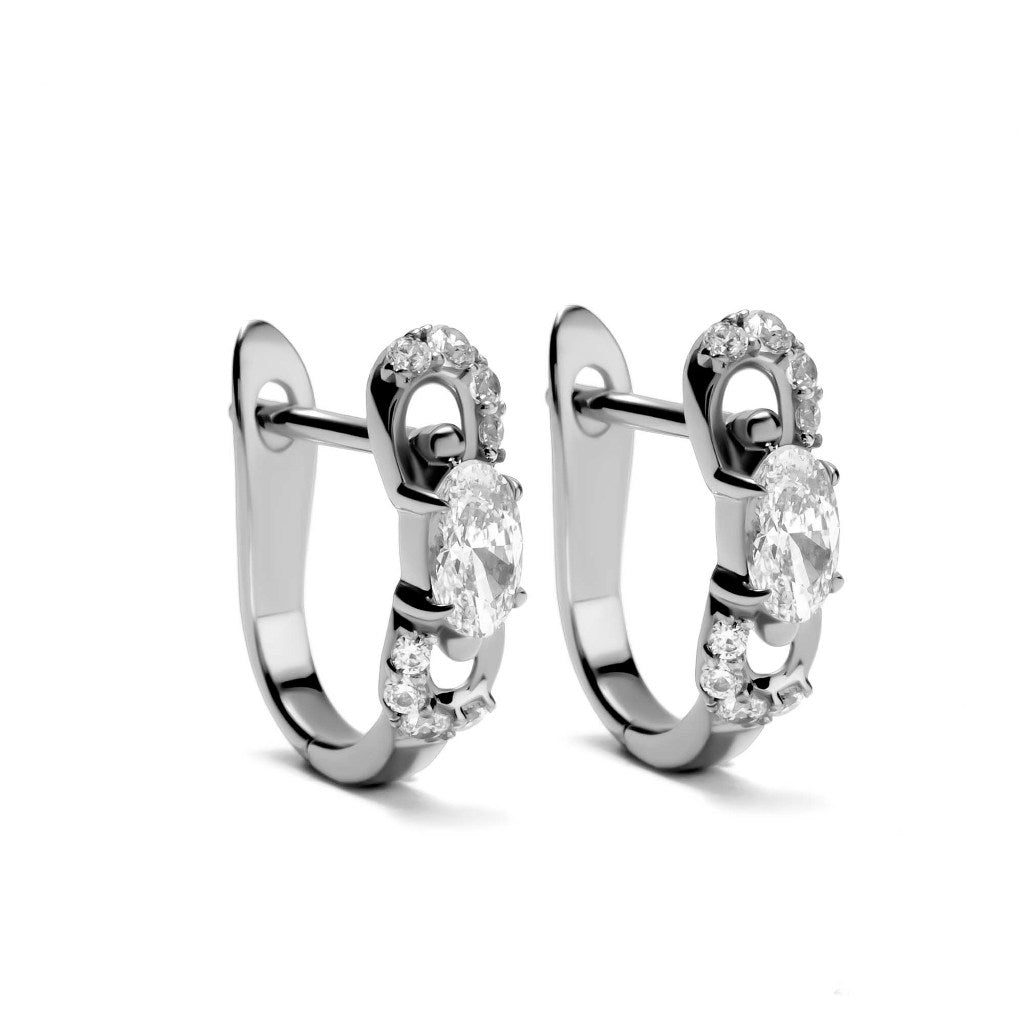 Anting Hoops Emas 7k - Sara Gold Earring - Glacia Collection - Juene Jewelry - Juene