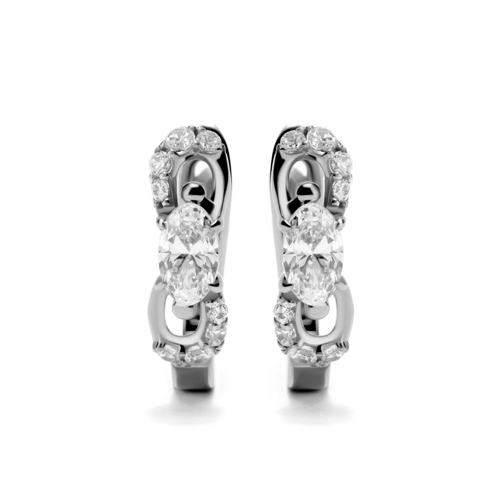 Anting Hoops Emas 7k - Sara Gold Earring - Glacia Collection - Juene Jewelry - Juene