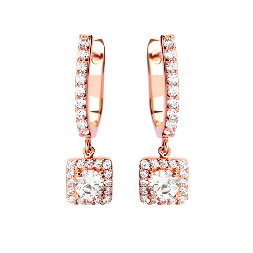 Anting Hoops Emas 7k - Senti Gold Earring - Avelia Collection - Juene Jewelry - Juene