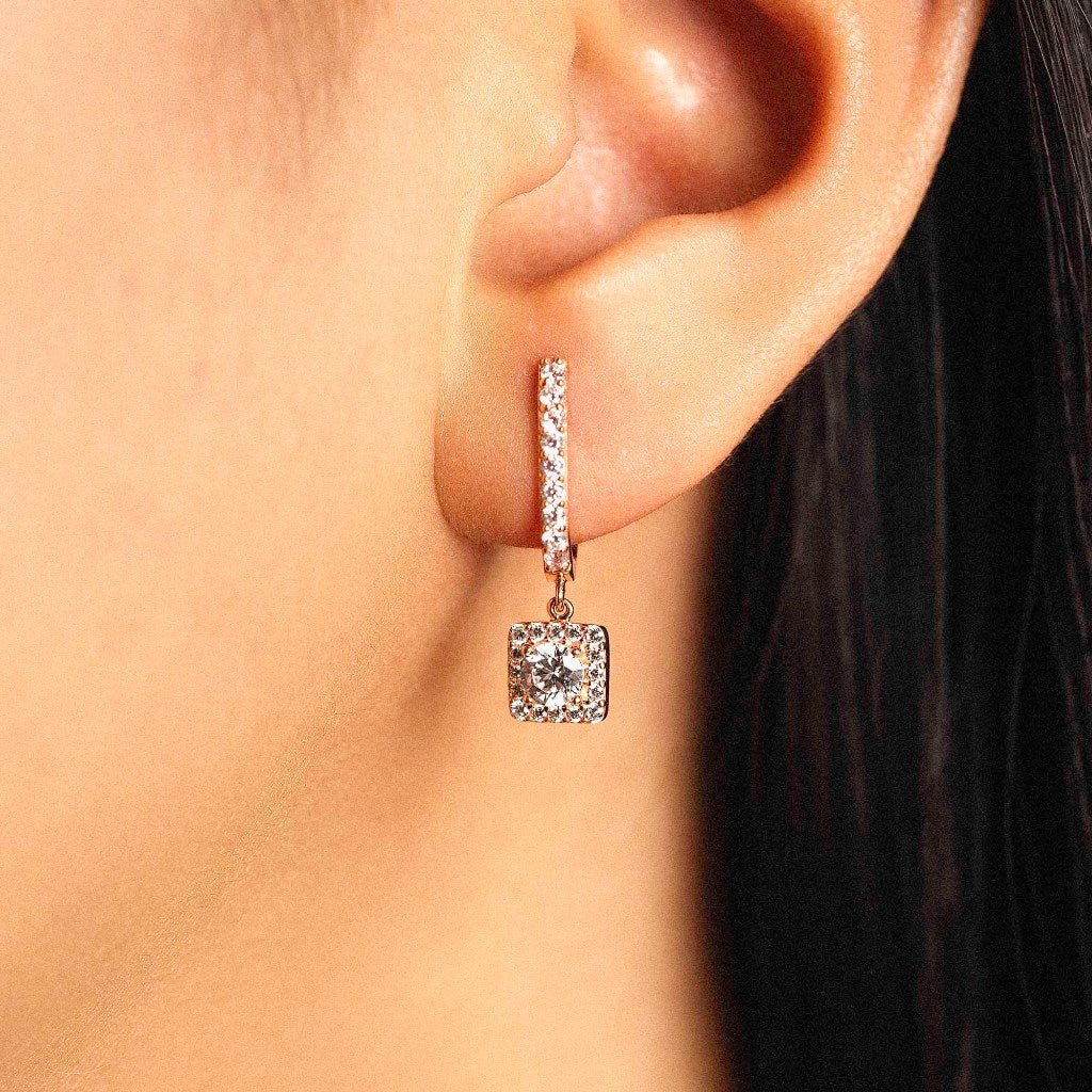 Anting Hoops Emas 7k - Senti Gold Earring - Avelia Collection - Juene Jewelry - Juene