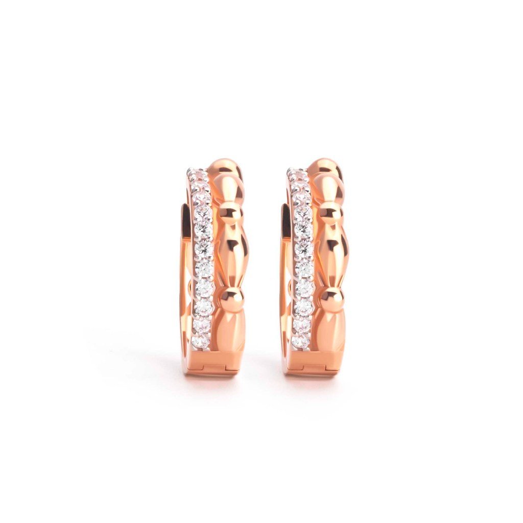 Anting Hoops Emas 7k - Tacha Gold Earring - Dotsy Collection - Juene Jewelry - Juene