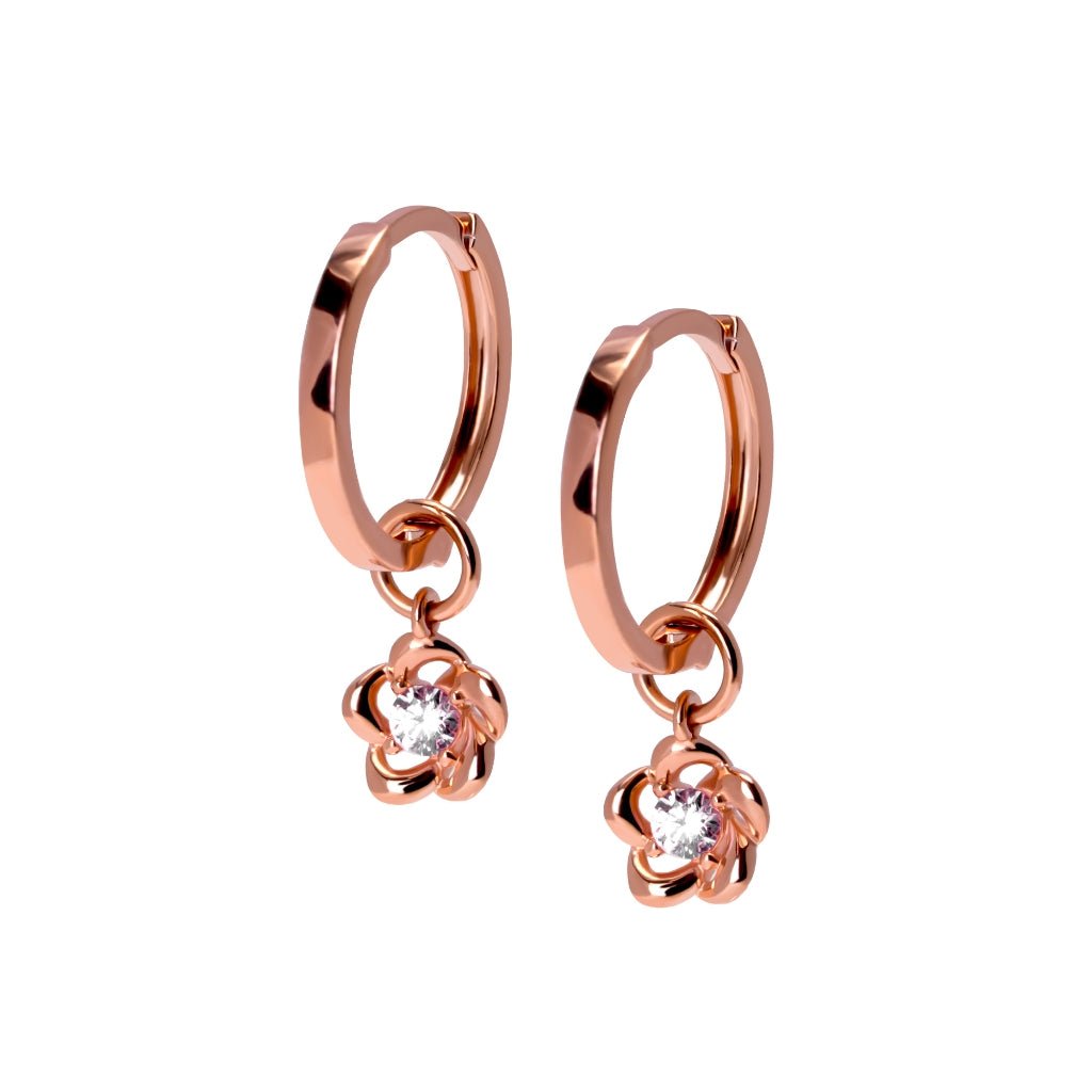 Anting Hoops Emas 8K - Camila Gold Earring - Flux Collection - Juene Jewelry - Juene Jewelry
