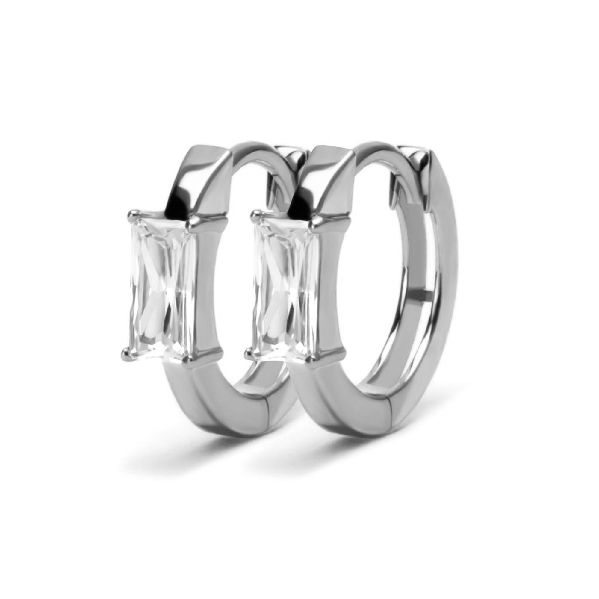 Anting Hoops Emas 8k - Edisa Gold Hoops Earring - Tally Collection - Juene Jewelry - Juene Jewelry