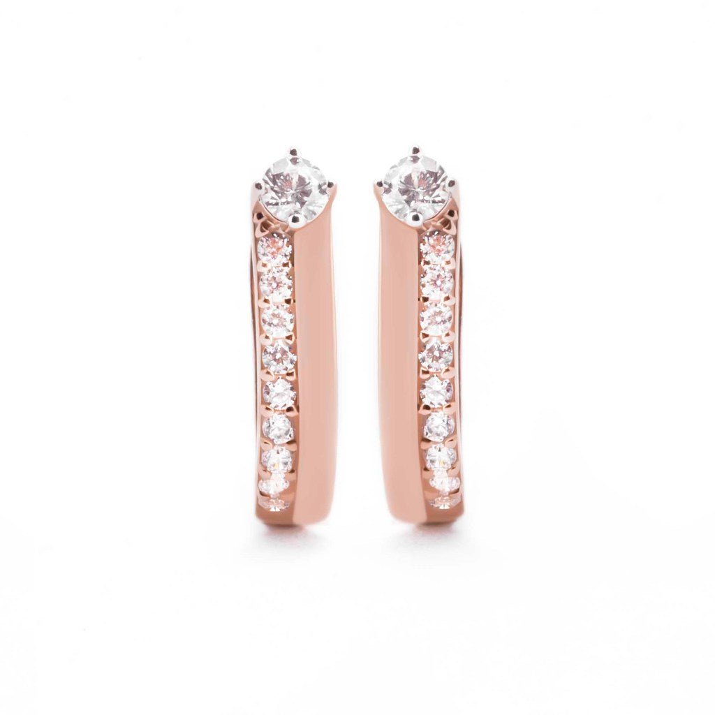 Anting Klip Emas 7k - Yura Gold Earring - Treasure Collection - Juene Jewelry - Juene