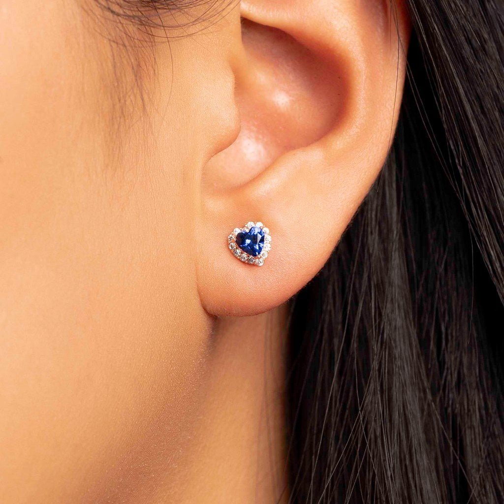 Anting Stud Emas 7k - Azula Gold Earring - Moonveil Collection - Juene Jewelry - Juene