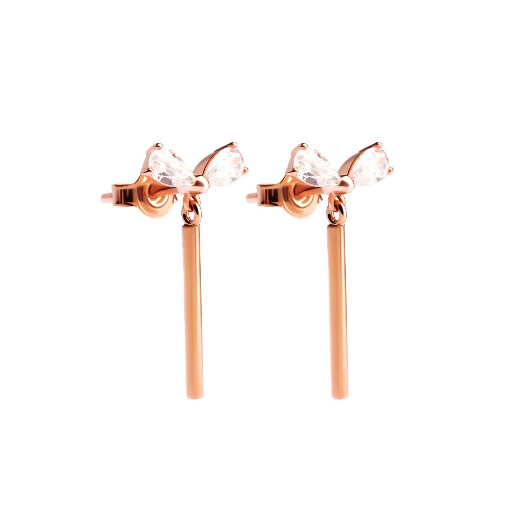 Anting Stud Emas 7k - Lein Gold Earring - Adorn Collection - Juene Jewelry - Juene