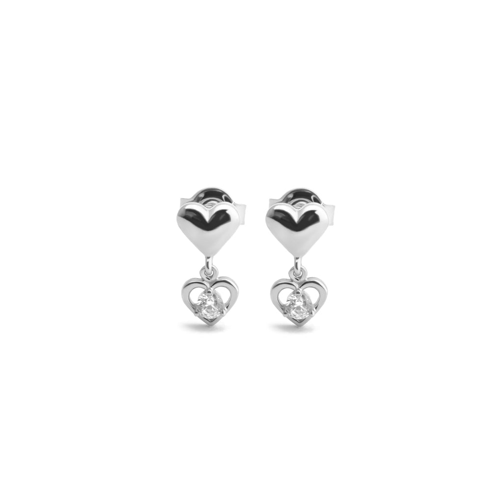 Anting Stud Emas 7k - Leuv Gold Earring - Treasure Collection - Juene Jewelry - Juene