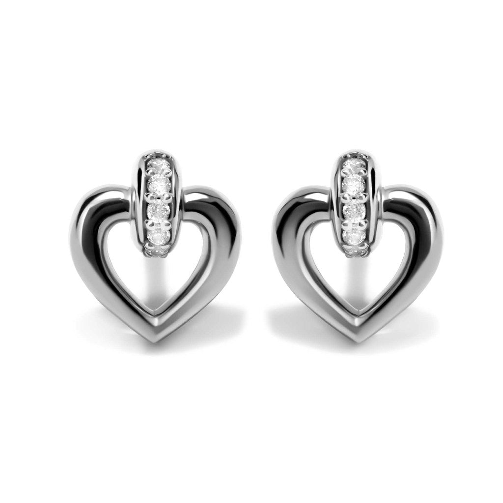 Anting Stud Emas 8K - Dona Gold Earring - Veya Collection - Juene Jewelry - Juene
