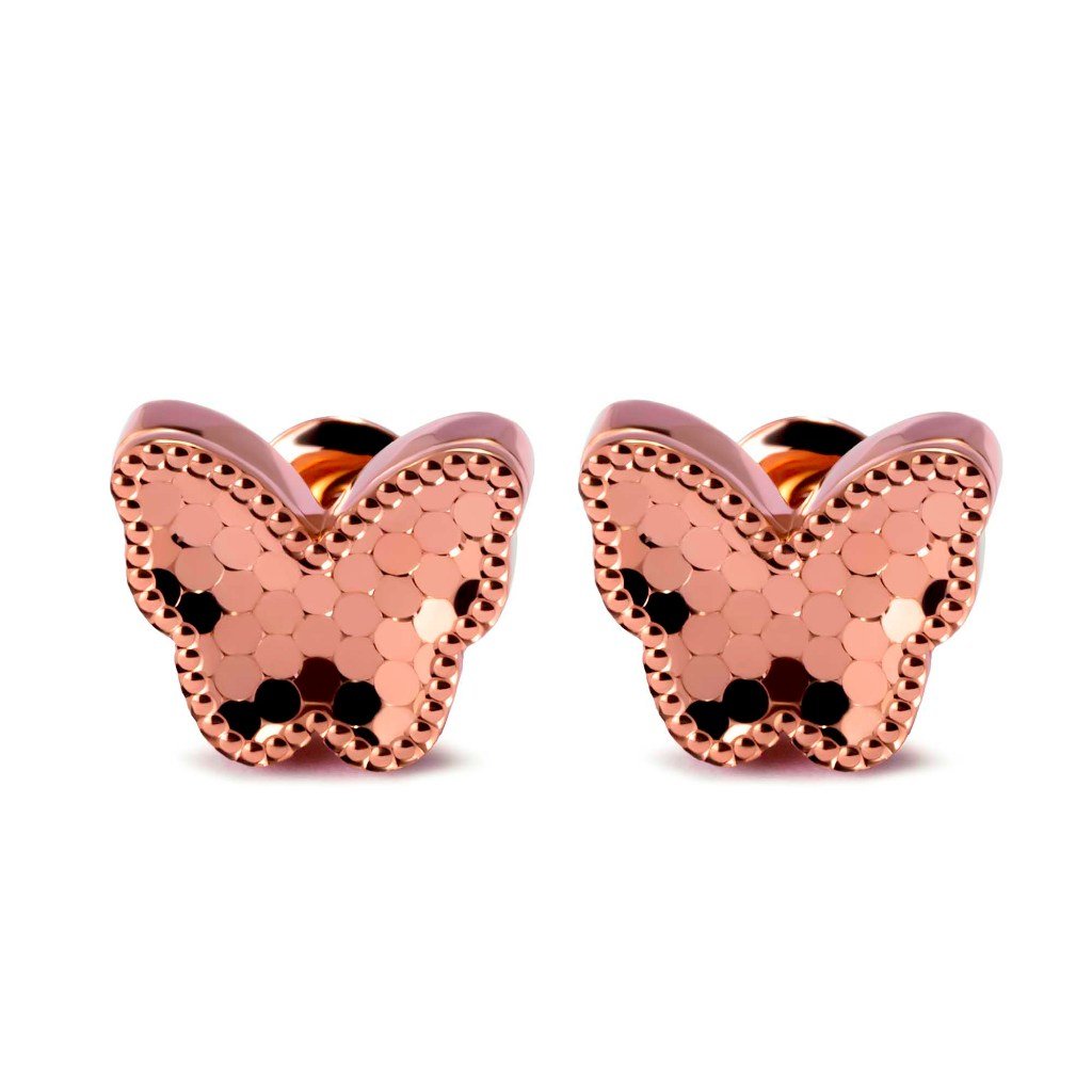 Anting Stud Emas 8k - Lulu Gold Earring - Evelina Collection - Juene Jewelry - Juene Jewelry