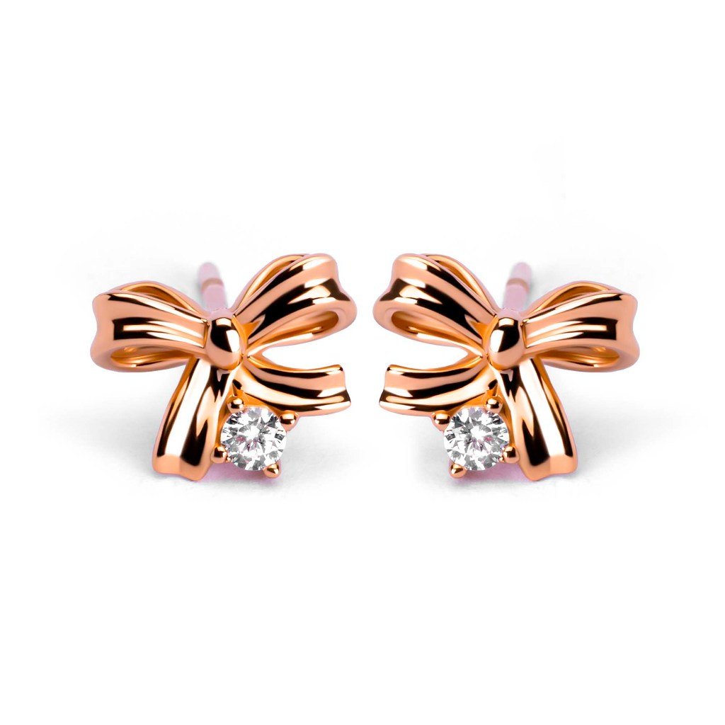 Anting Stud Emas 8k - Rane Gold Earring - Tally Collection - Juene Jewelry - Juene Jewelry