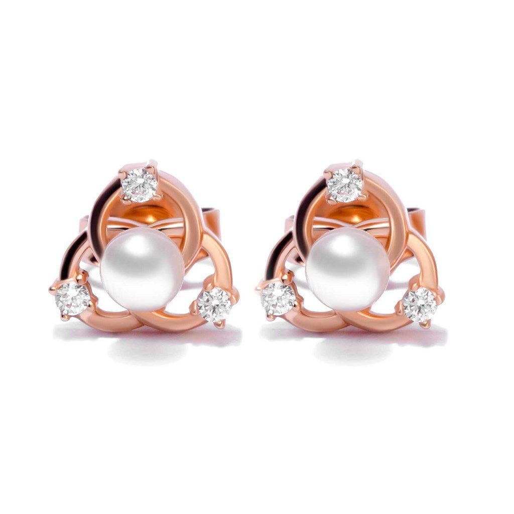 Anting Tusuk Emas 7k - Tissa Gold Stud Earring - Luxxe 04 Collection - Juene Jewelry - Juene