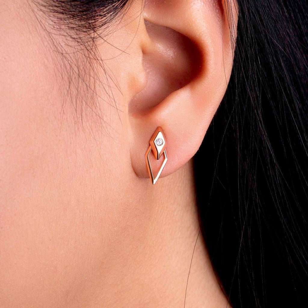 Anting Tusuk Emas 8K - Betha Gold Earring - Savara Collection - Juene Jewelry - Juene