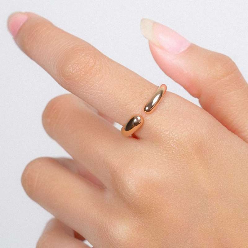 Cincin Emas 7k - Blaze Gold Ring - Luxia Collection - Juene Jewelry - Juene