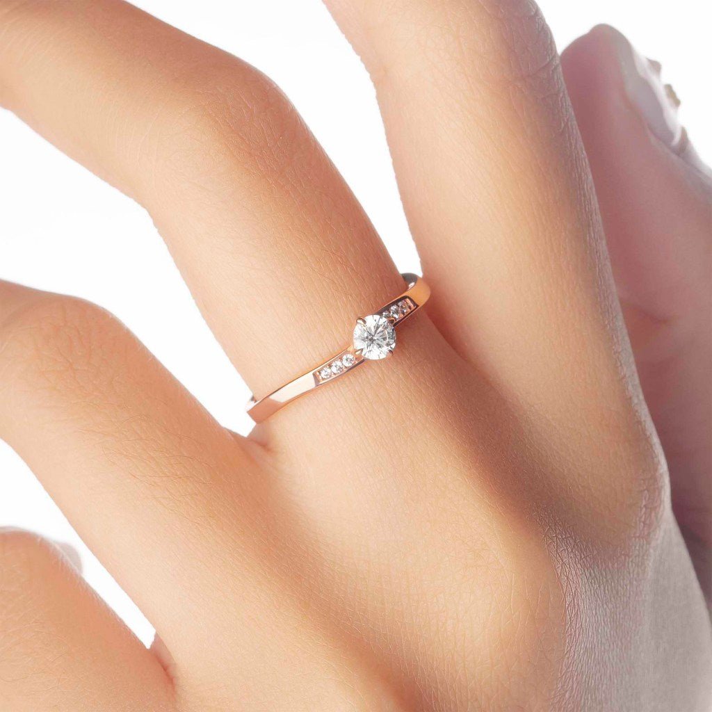 Cincin Emas 7k - Cilia Gold Ring - Adorn Collection - Juene Jewelry - Juene
