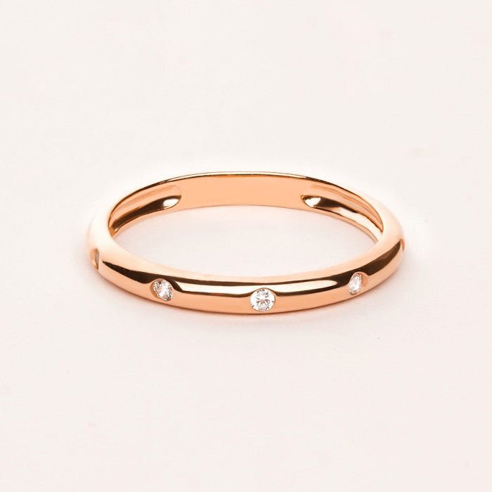 Cincin Emas 7k - Claas Gold Ring - Dazzling Juene Collection - Juene Jewelry