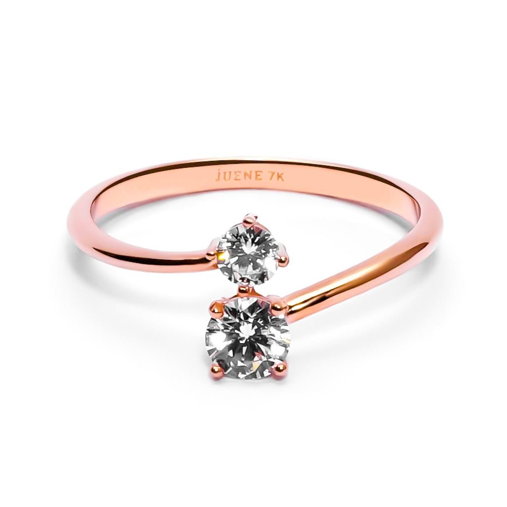 Cincin Emas 7k - Clarie Gold Ring - Garden Collection - Juene Jewelry - Juene