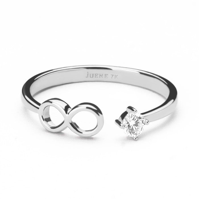 Cincin Emas 7k - Infinity Gold Ring - The Shades Collection - Juene Jewelry