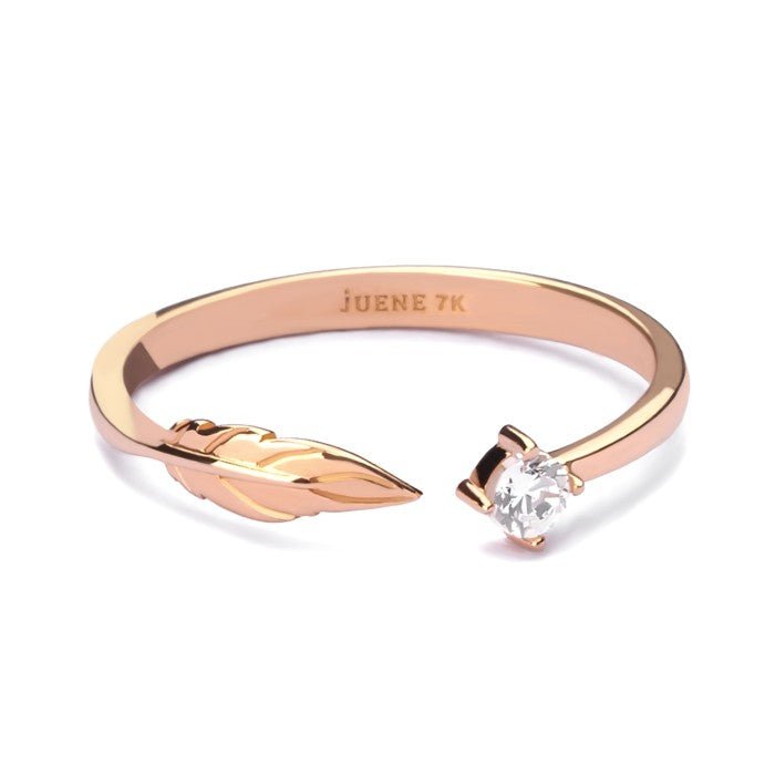 Cincin Emas 7k - Ivy Gold Ring - The Shades Collection - Juene Jewelry