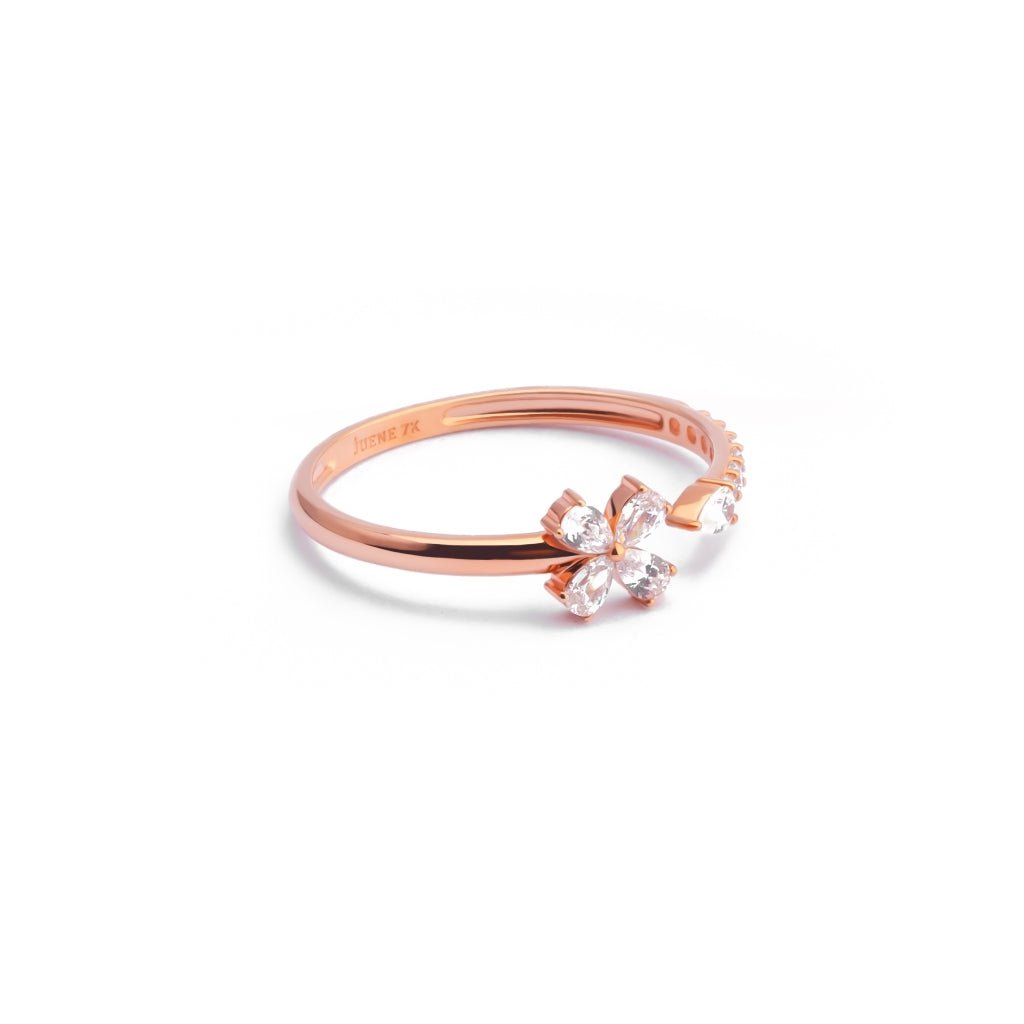 Cincin Emas 7k - Izza Gold Ring - Huda Collection - Juene Jewelry - Juene