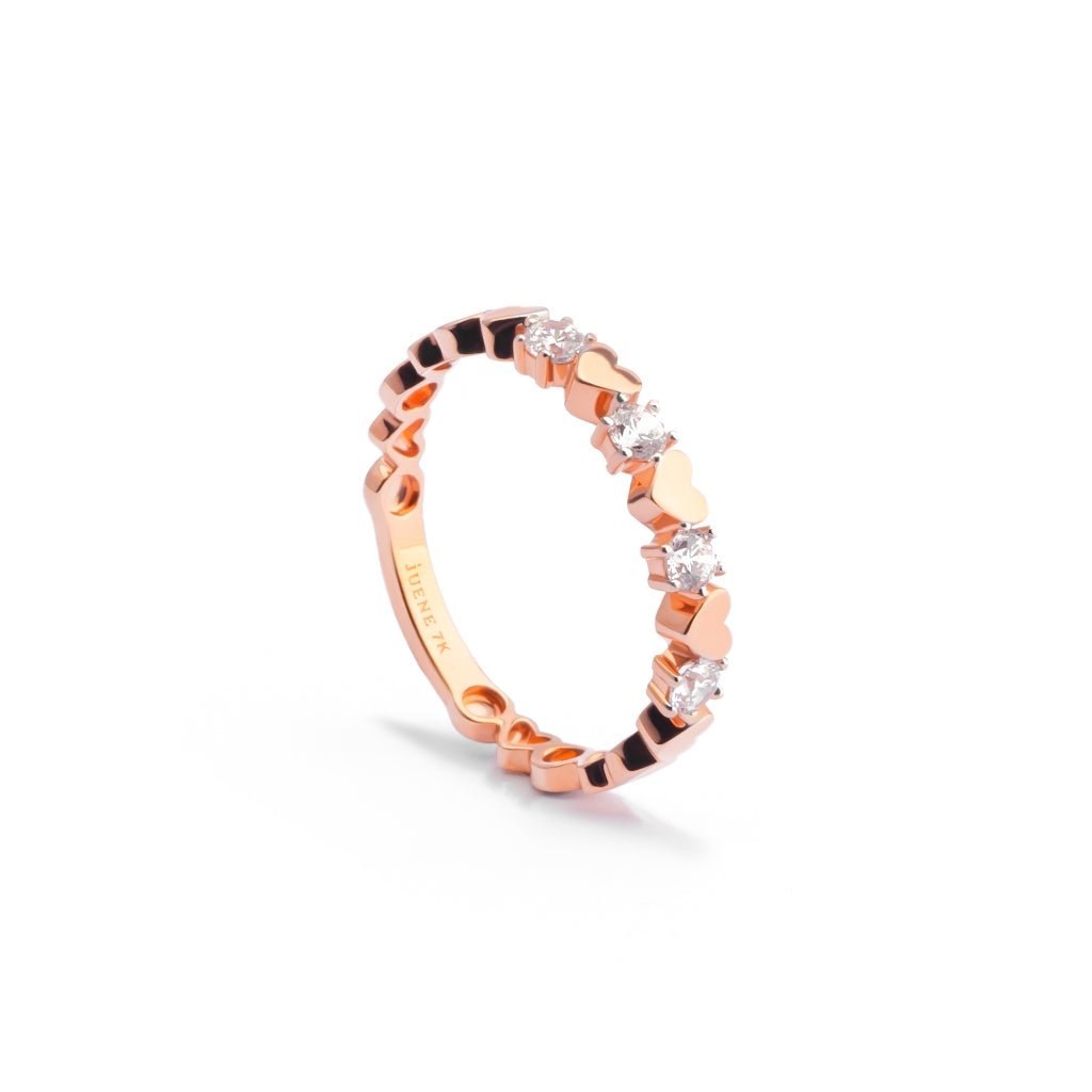 Cincin Emas 7k - Listy Gold Ring - Treasure Collection - Juene Jewelry - Juene
