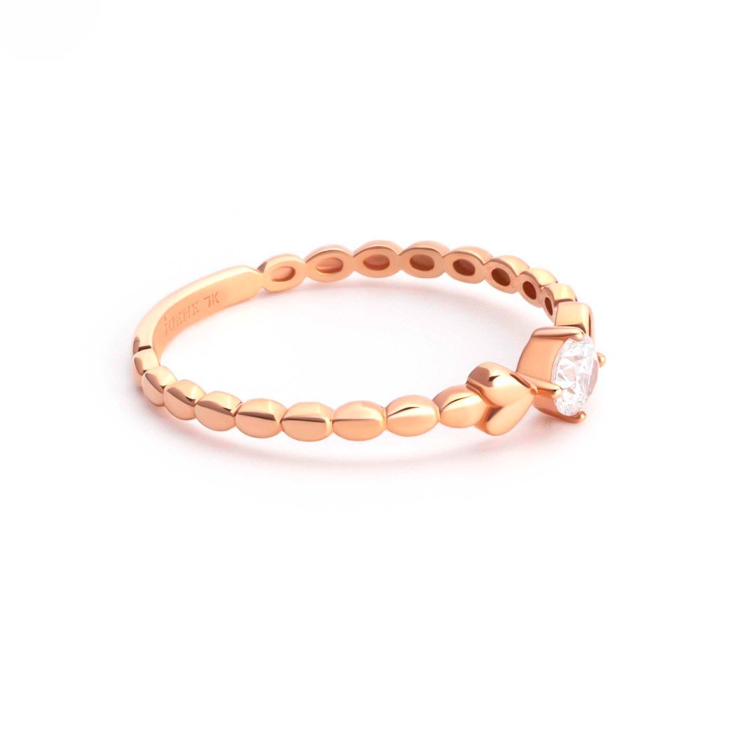 Cincin Emas 7k - Lunaira Gold Ring - Adorn Collection - Juene Jewelry - Juene