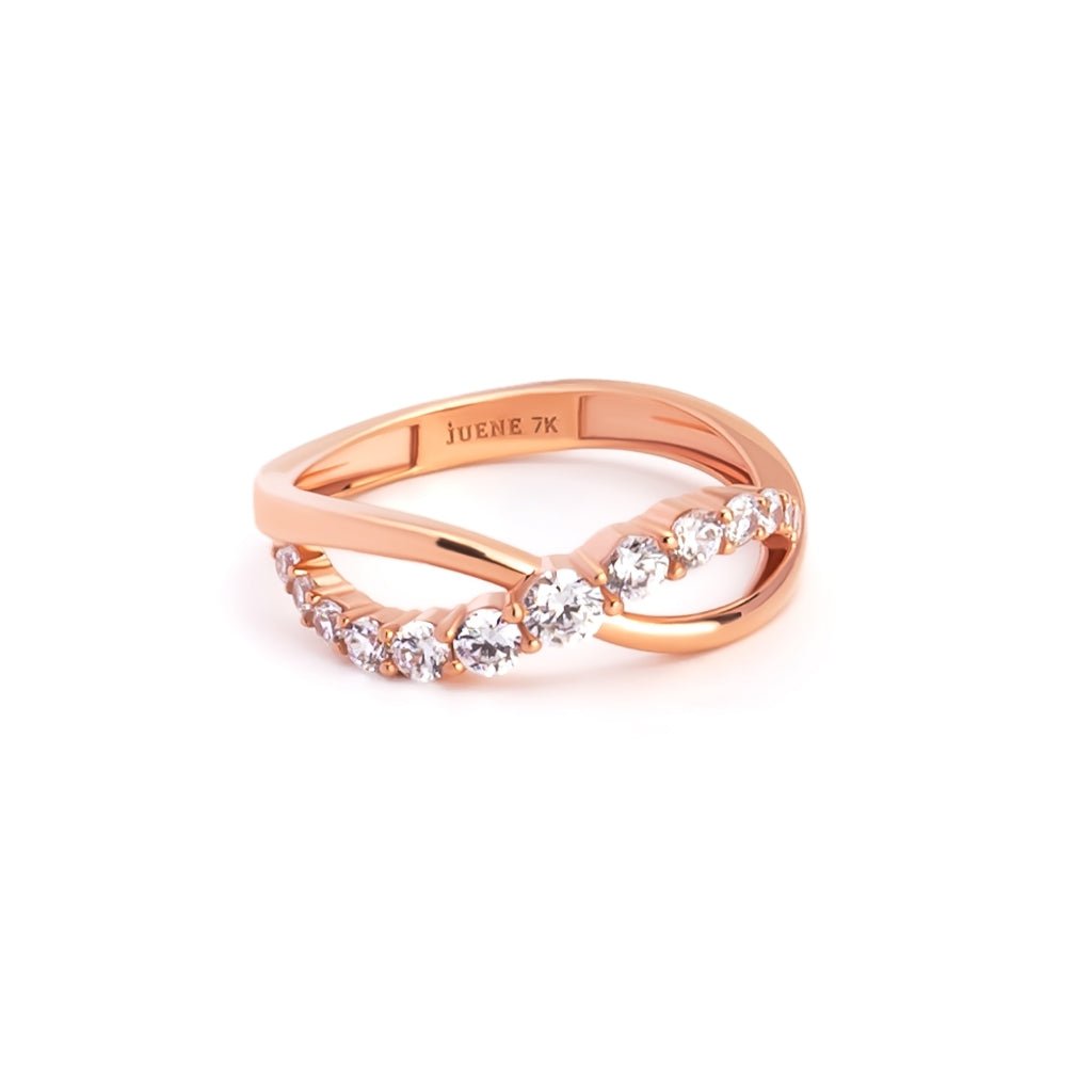 Cincin Emas 7k - Milly Gold Ring - Eternal Collection - Juene Jewelry - Juene