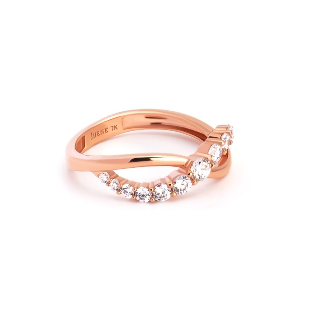 Cincin Emas 7k - Milly Gold Ring - Eternal Collection - Juene Jewelry - Juene