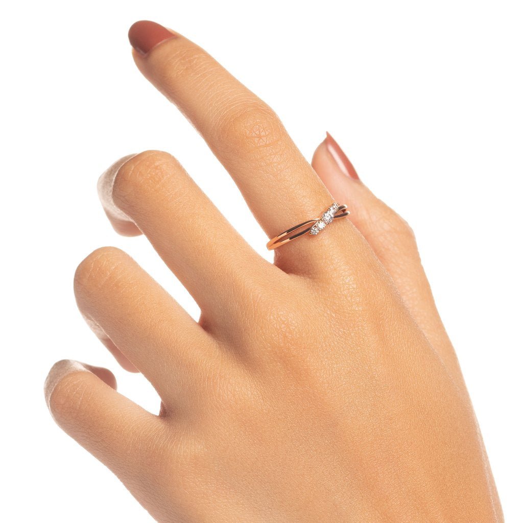 Cincin Emas 7k - Nara Gold Ring - Adorn 03 Collection - Juene Jewelry - Juene