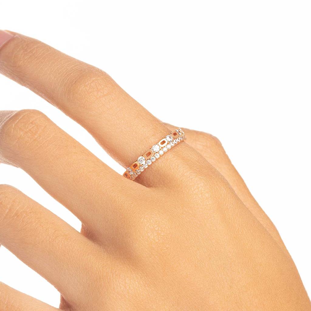 Cincin Emas 7k - Nima Gold Ring - Alaina Collection - Juene Jewelry - Juene