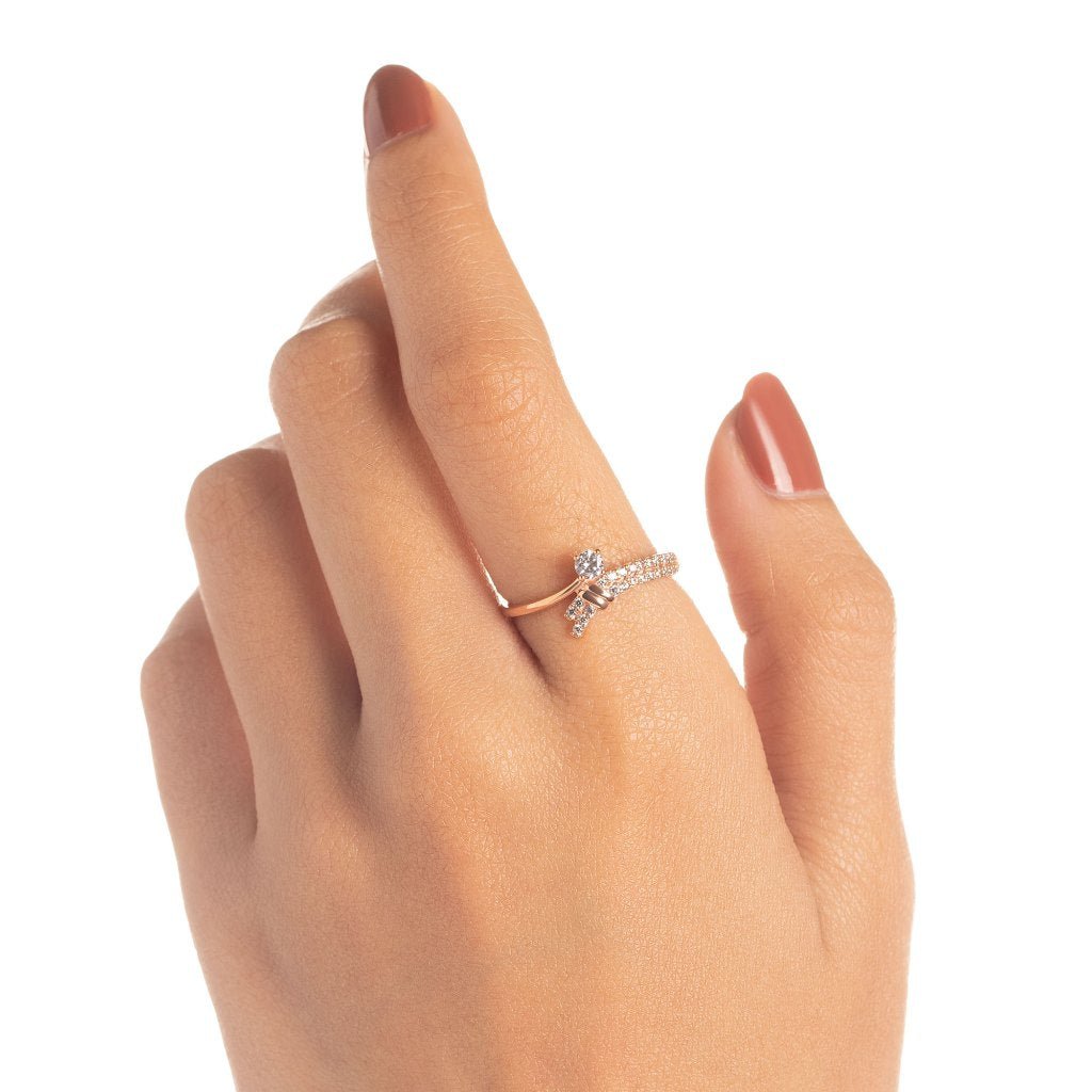 Cincin Emas 7k - Sasa Gold Ring - Adorn 03 Collection - Juene Jewelry - Juene