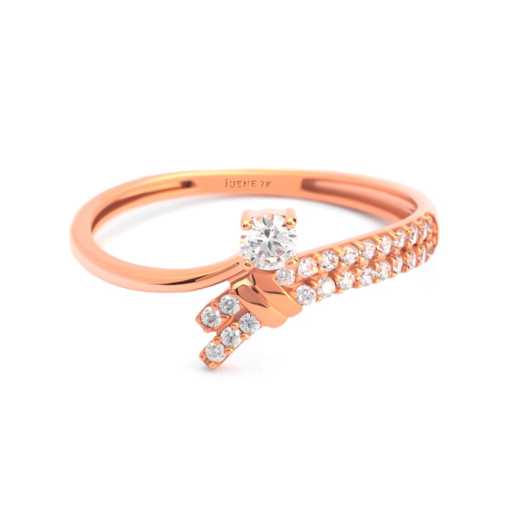 Cincin Emas 7k - Sasa Gold Ring - Adorn 03 Collection - Juene Jewelry - Juene