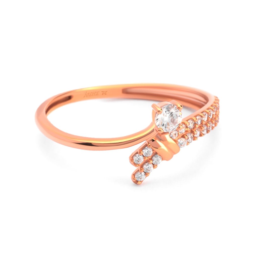 Cincin Emas 7k - Sasa Gold Ring - Adorn 03 Collection - Juene Jewelry - Juene