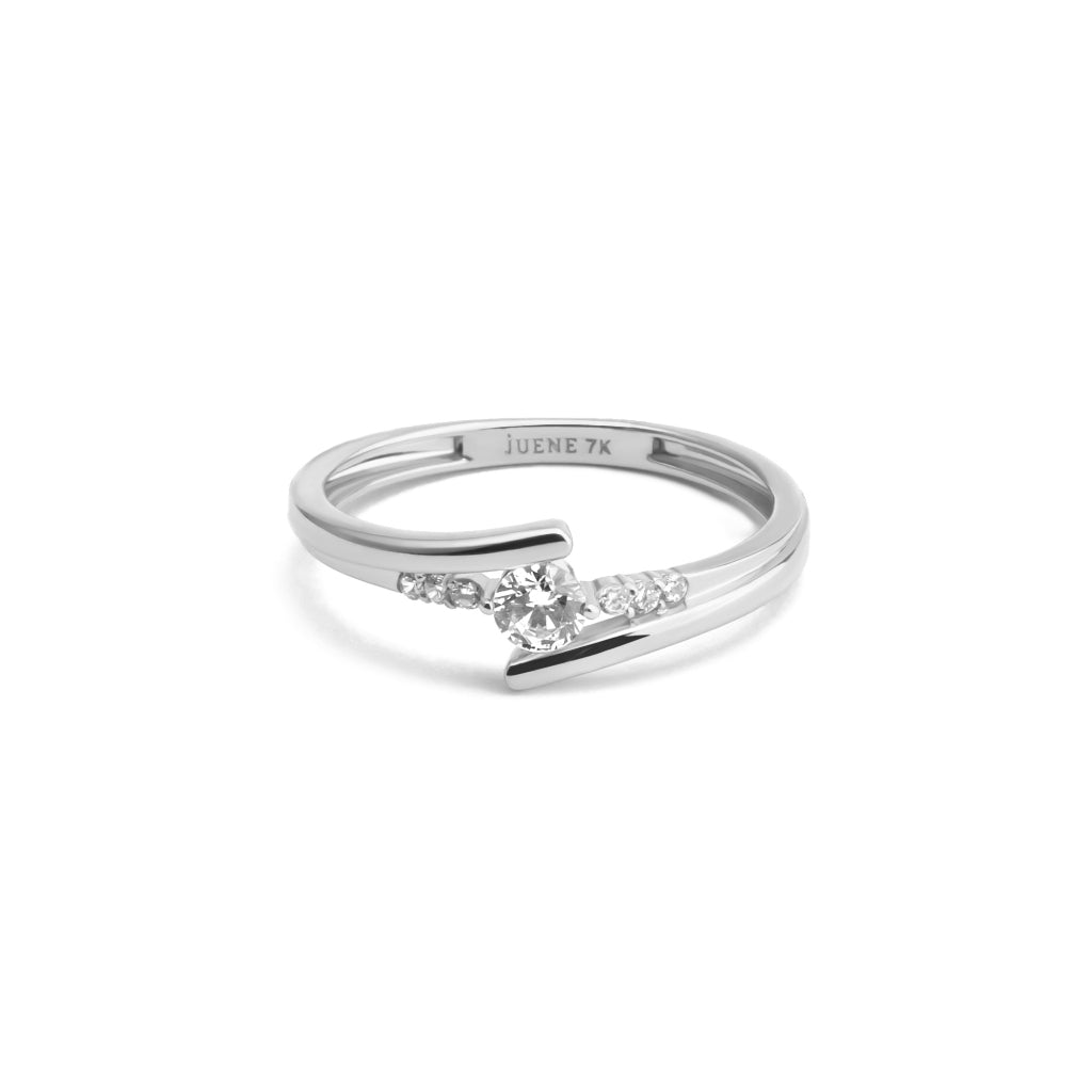 Cincin Emas 7k - Yours Gold Ring - Huda Collection - Juene Jewelry - Juene