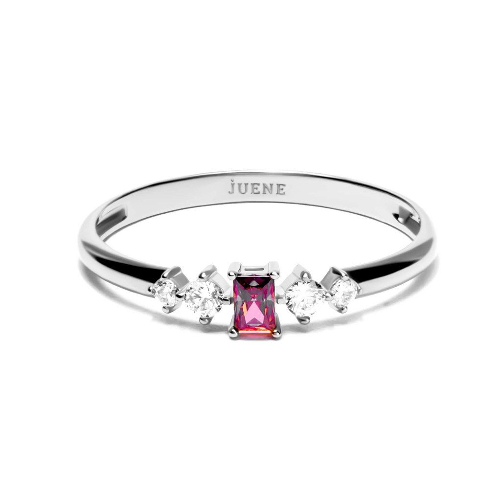 Cincin Emas 7k - Zarna Gold Ring - Luxxe 04 Collection - Juene Jewelry - Juene