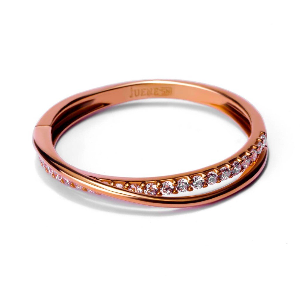 Cincin Emas 8K - Bayna Gold Ring - Flux Collection - Juene Jewelry - Juene Jewelry
