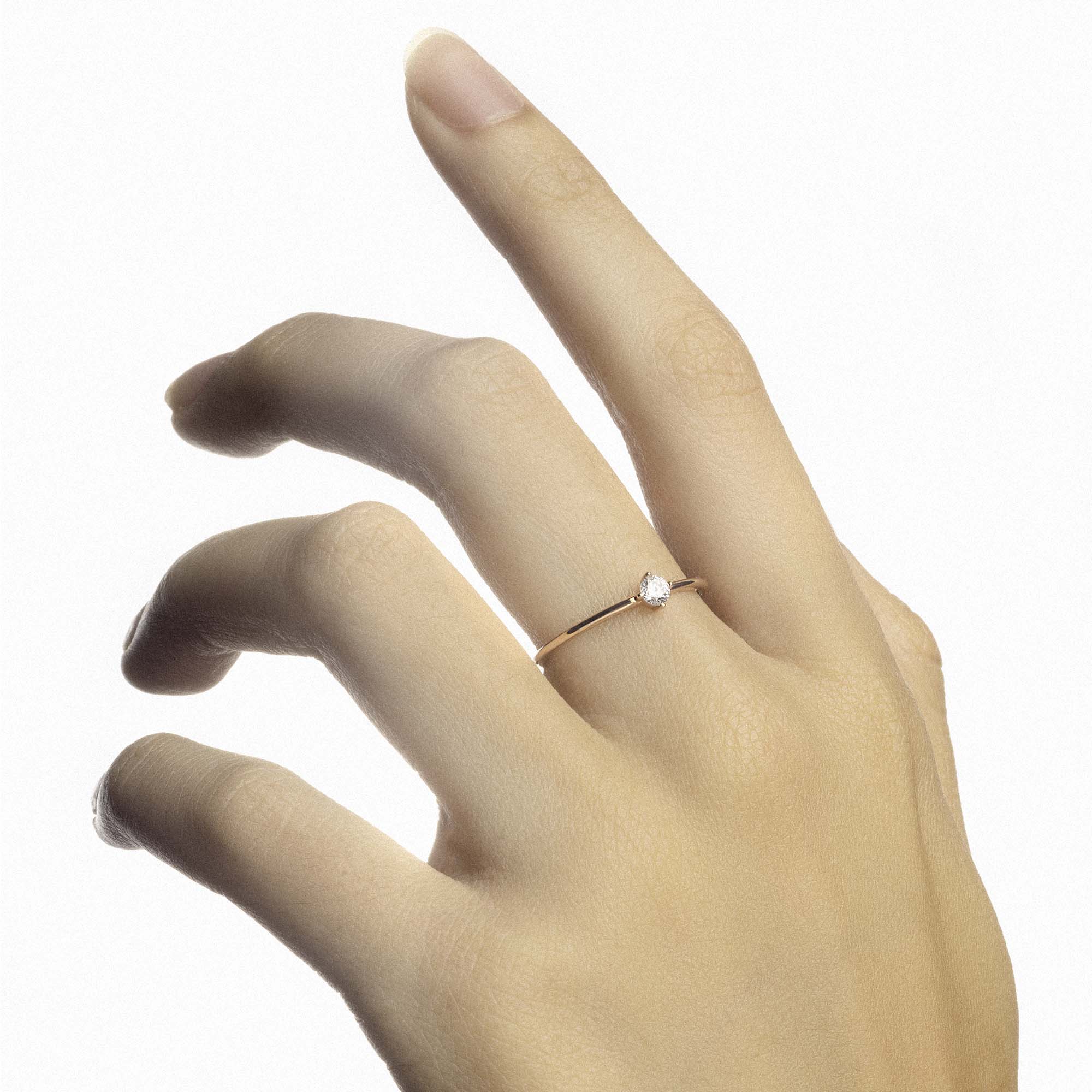 Cincin Emas 8K - Belly Gold Ring - Veya Collection - Juene Jewelry - Juene