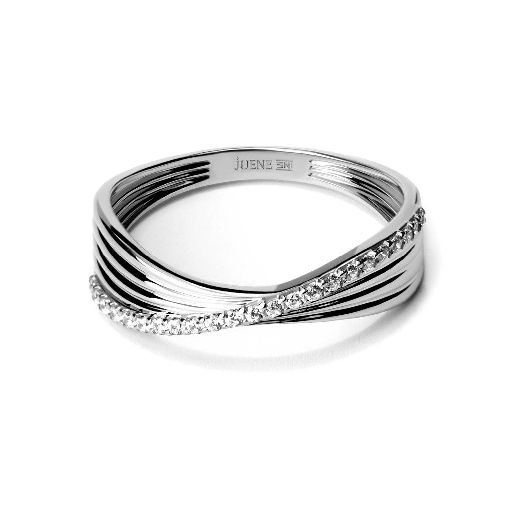Cincin Emas 8K - Bianca Gold Ring - Savara Collection - Juene Jewelry - Juene