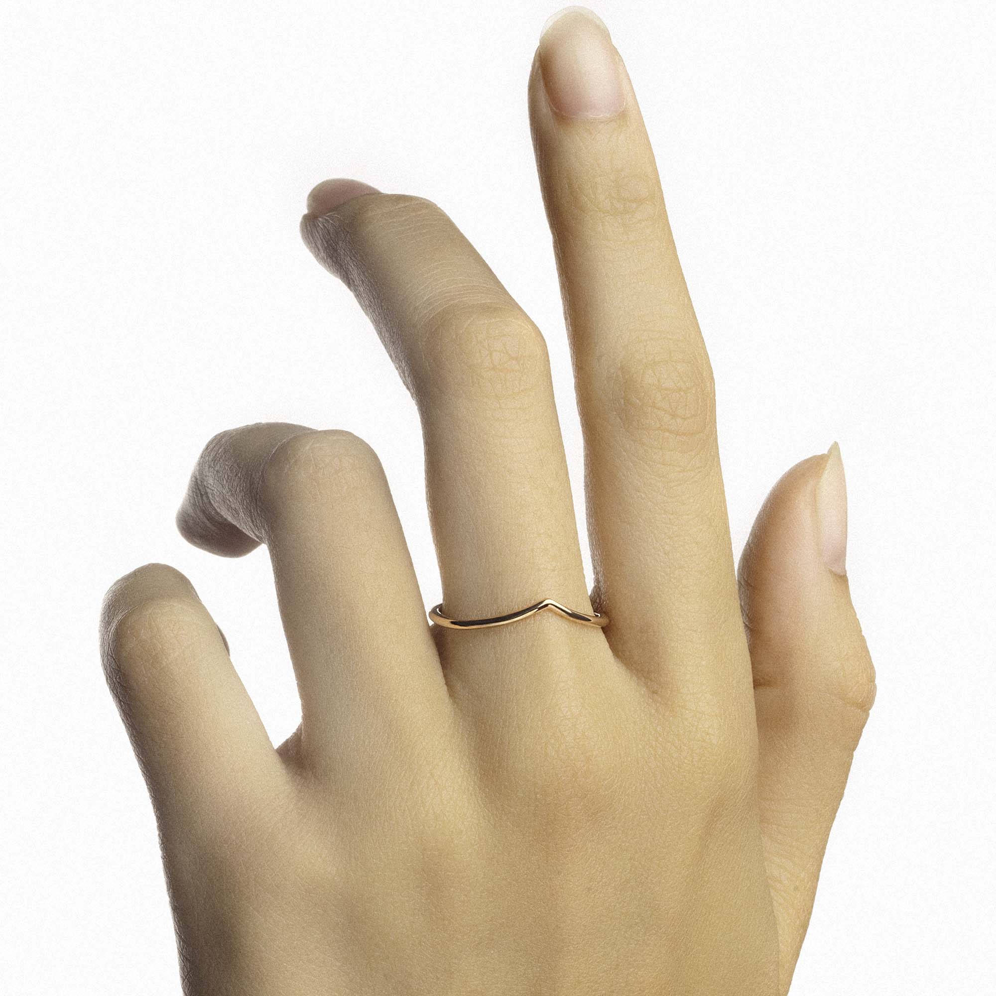 Cincin Emas 8K - Bonita Gold Ring - Veya Collection - Juene Jewelry - Juene