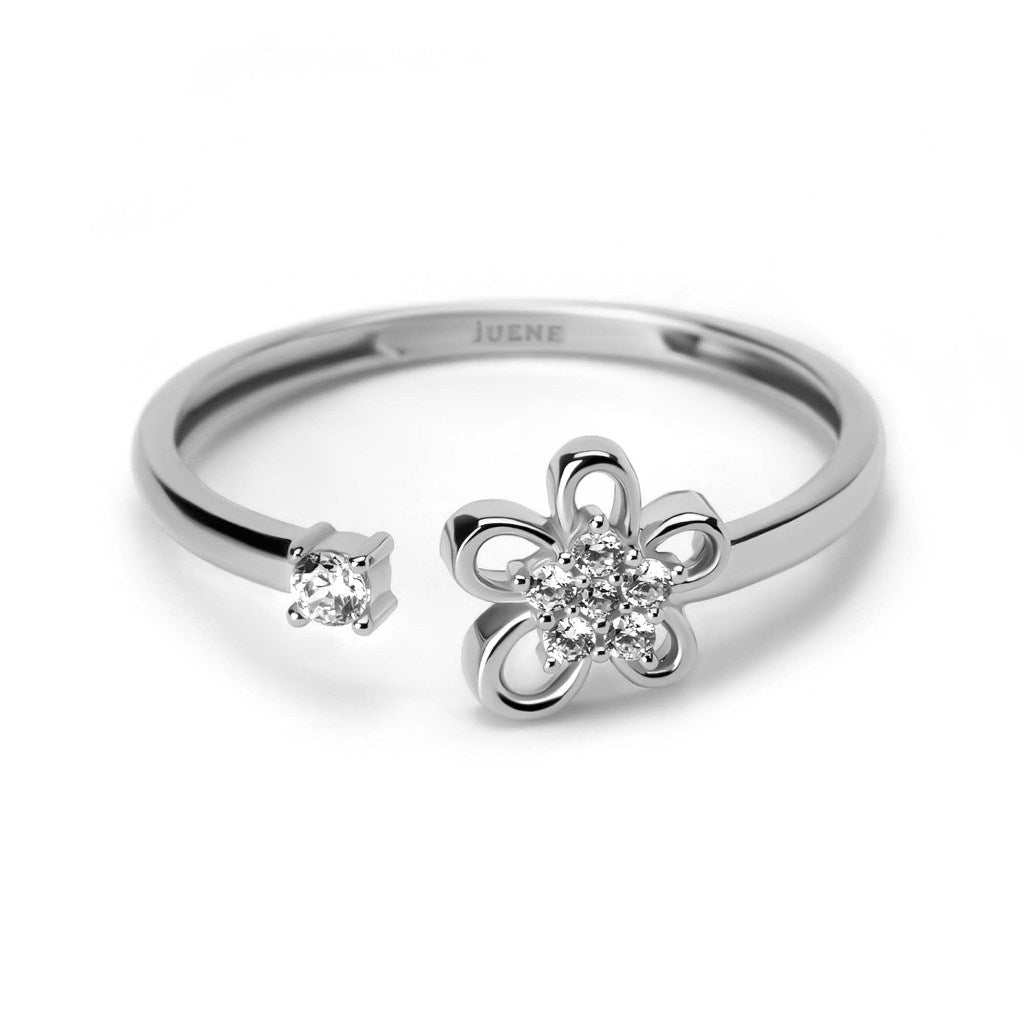 Cincin Emas 8k - Brenda Gold Ring - Tally Collection - Juene Jewelry - Juene