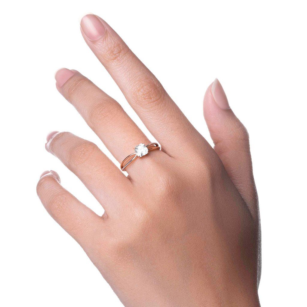 Cincin Emas 8K - Cornilia Gold Ring - Flux Collection - Juene Jewelry - Juene Jewelry