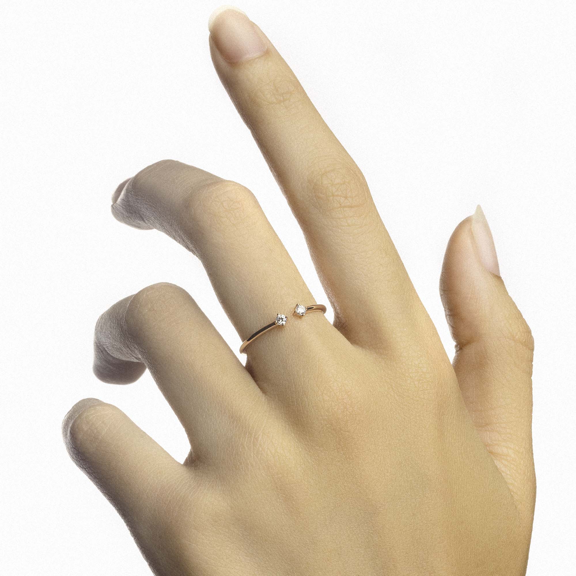 Cincin Emas 8K - Dera Gold Ring - Veya Collection - Juene Jewelry - Juene