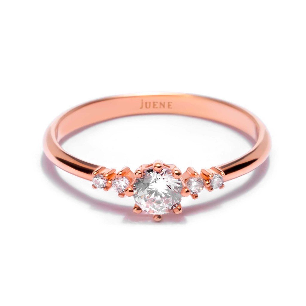 Cincin Emas 8K - Ella Gold Ring - Brianeta Collection - Juene Jewelry - Juene Jewelry