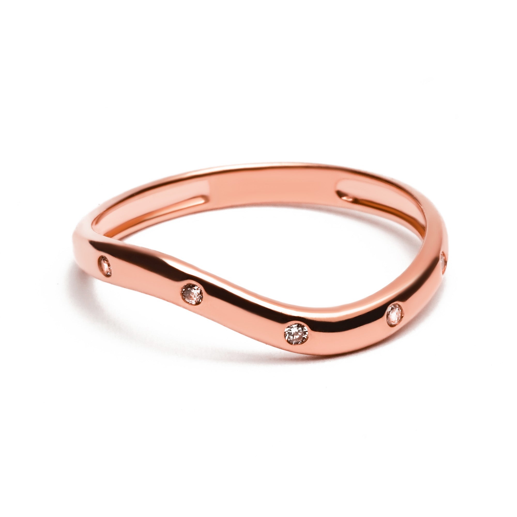 Cincin Emas 8k - Envy Gold Ring - Evelina Collection - Juene Jewelry - Juene Jewelry