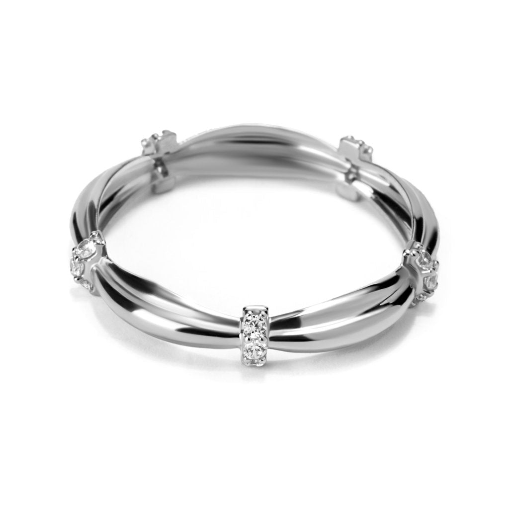 Cincin Emas 8K - Fila Gold Ring - Viviene Collection - Juene Jewelry - Juene