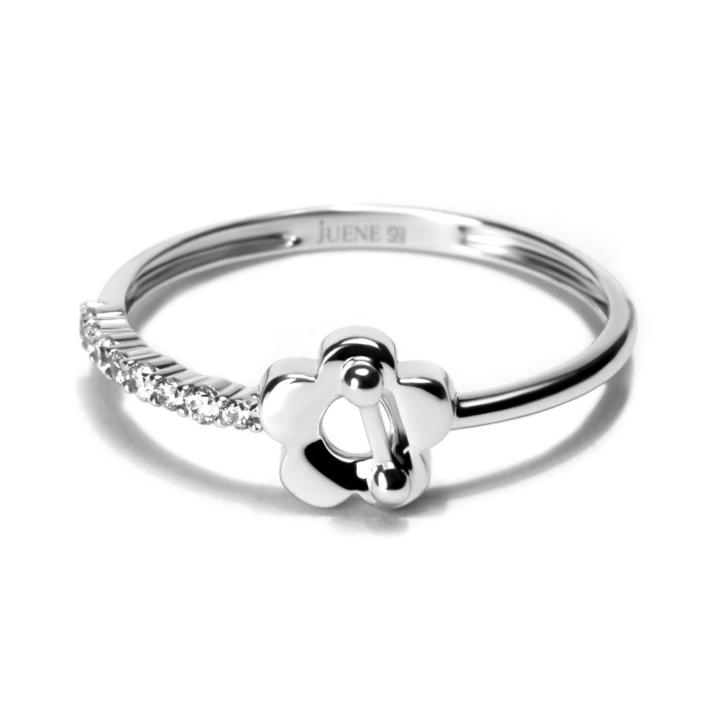 Cincin Emas 8K - Gia Gold Ring - Fiora Collection - Juene Jewelry - Juene Jewelry