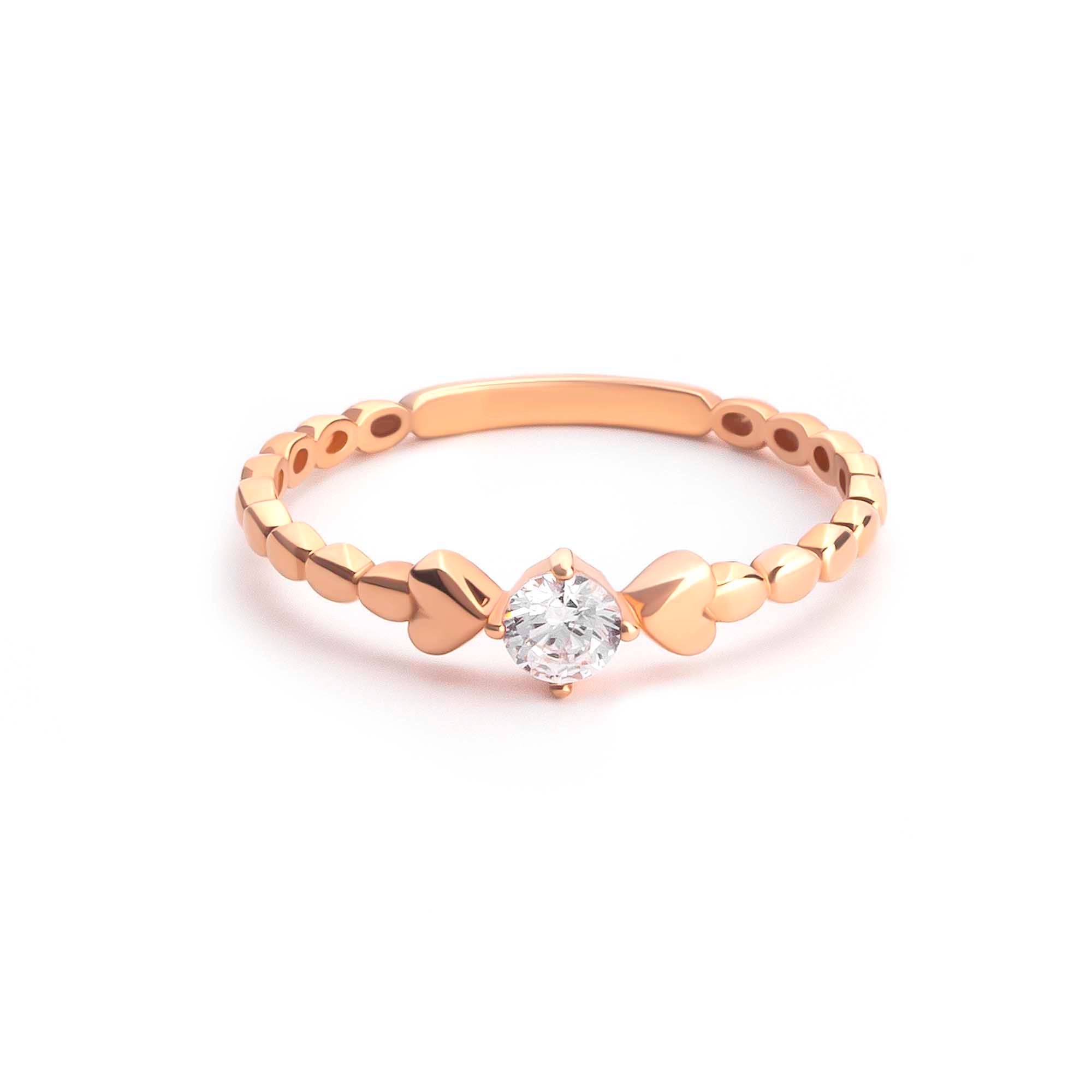 Cincin Emas 8k - Lunaira Gold Ring - Tally Collection - Juene Jewelry - Juene Jewelry